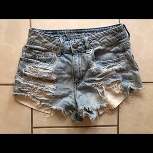 American Eagle Hi-Rise festival shorts